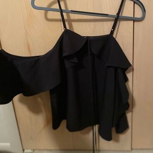 Off the shoulder Black blouse